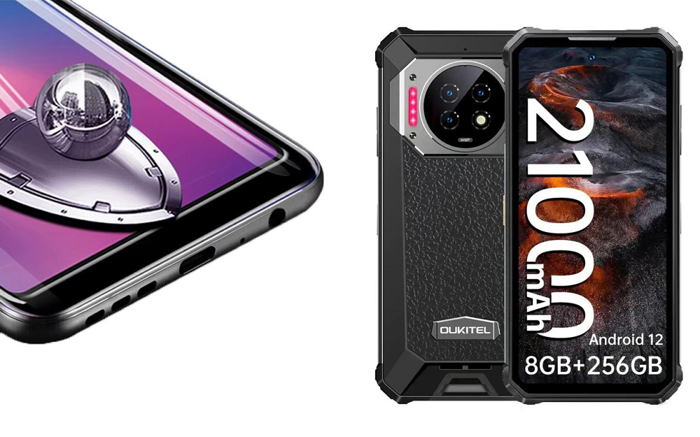 Захисне скло DefenzoGlass для Oukitel WP19, WP19 Pro 2023 – подвійна міцність Київ - фото 1