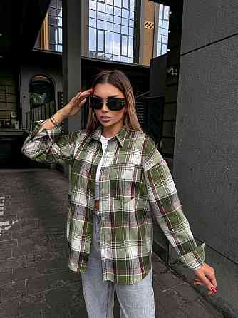 Жіноча сорочка в клітинку ( з накатом) Одеса