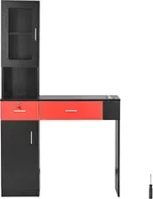 Сервер Stanowisko ścienne do salonu fryzjerskiego - Zestaw mebli fryzjerskich piękności 1 Шафа z 3 przegrodami i 2 szufladami Київ - фото 1