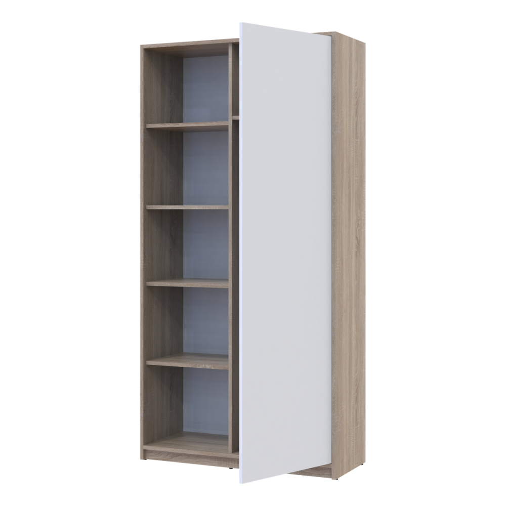 Розстібна шафа Doros Студент Дуб Сонома/Білий 90х38х180 DRS-011624 (40908067) Дніпро - фото 5