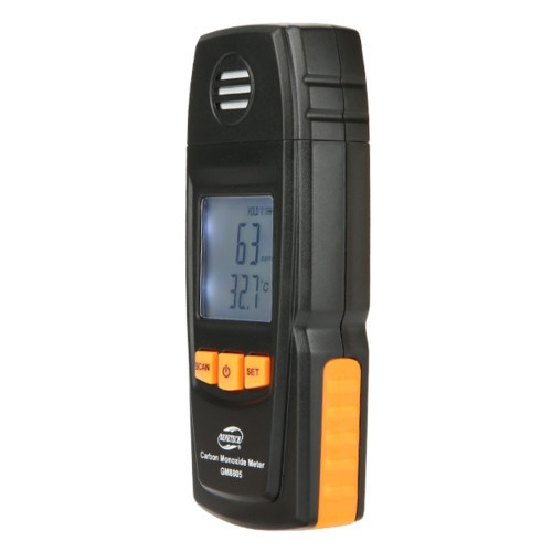 Детектор угарного газа CO + термометр (0-1000 ppm, 0-50°C) BENETECH GM8805 Чернигов - изображение 1
