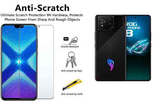 Защитное стекло NeoGlass для ASUS ROG Phone 8, ROG Phone 8 Pro – ультрапрозрачное и устойчивое Киев