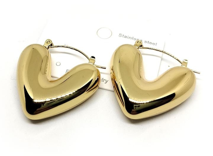 Серьги женские оригинальные Сердце Киев - изображение 1