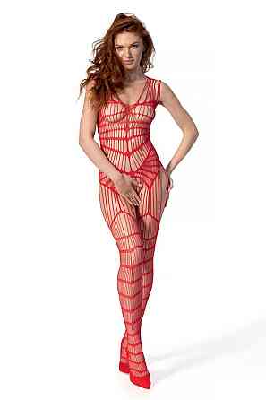 Бодистокинг Passion BS102 One Size, red Sex Aura Киев
