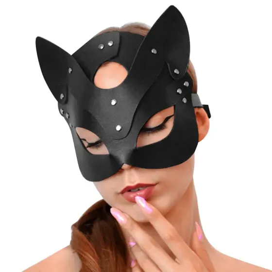 Маска Кішечки Art of Sex - Cat Mask, Чорний Львів