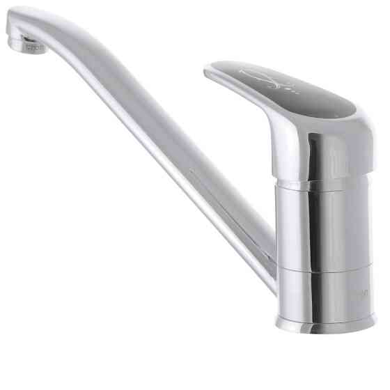 Кухонний змішувач Cron Magic 555 з чорною ручкою CR0108 Харків