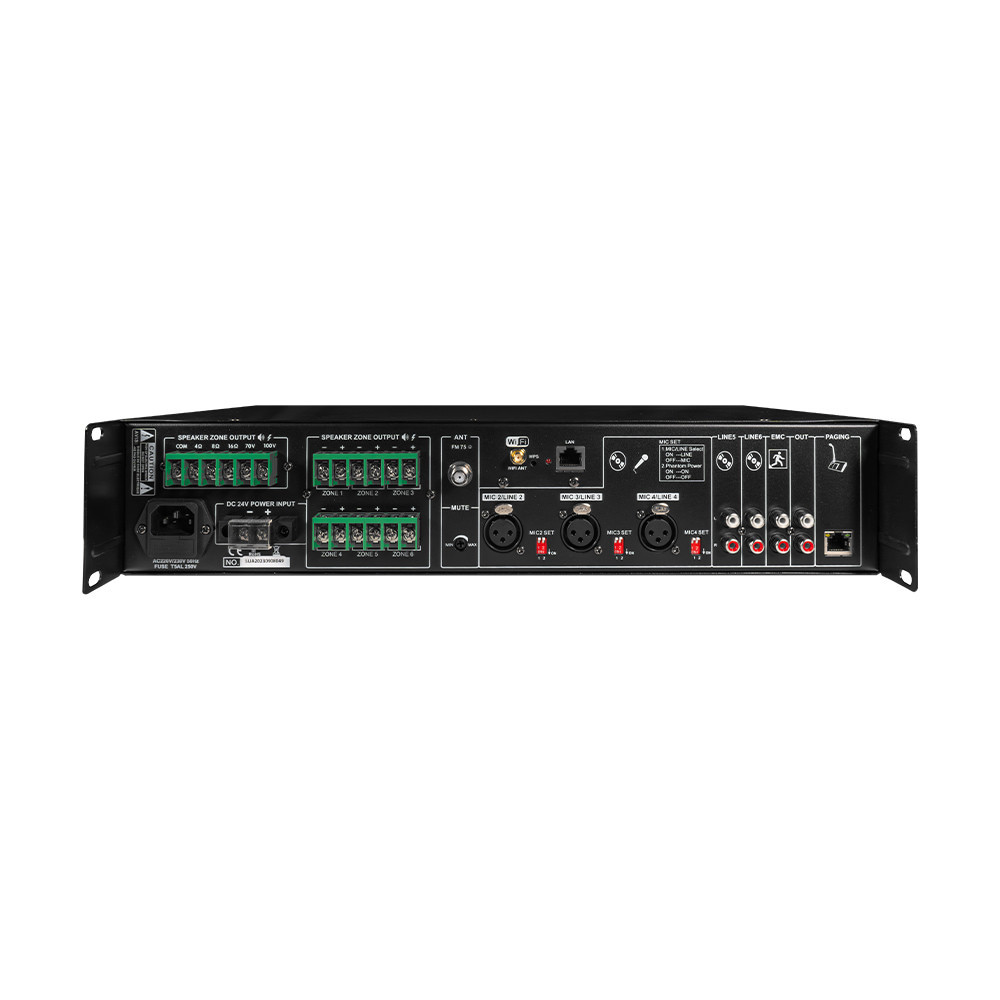 Мікшуючий підсилювач CMX DA-240MW, 6 зон, Wi-Fi, 19'' (17-00019) Киев - изображение 13