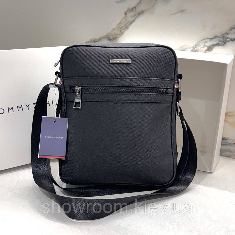 Мужская брендовая сумка, барсетка через плечо Tommy Hilfiger (1725) Киев - изображение 2