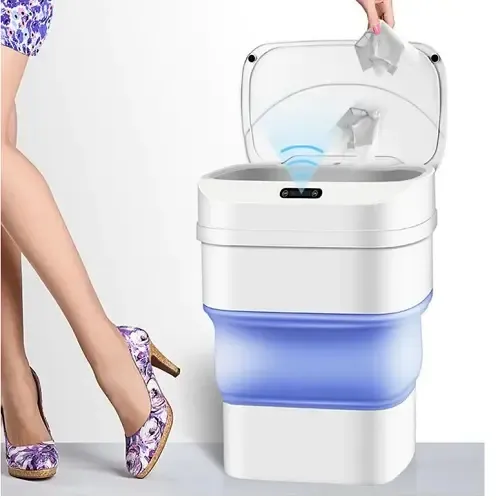 Мусорное складное ведро с сенсорной крышкой ZSW-L11 (8л) (WO-10) (24) Коломия