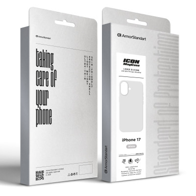 Чехол для мобильного телефона Armorstandart ICON2 MagCase Apple iPhone 17 White (ARM86673) Винница - изображение 2