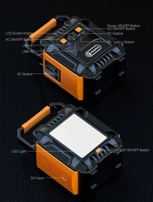 Зарядна станція FlashFish A-201 Power Station 200W (48000 mAh) Київ - фото 9