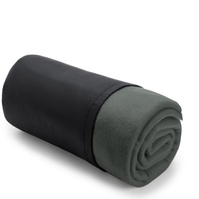 Плед Voyager флисовый Voyager в сумке-чехле 150 x 120 см Серый (V7822-15) Винница - изображение 1