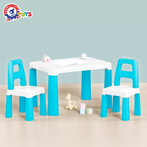 Набір дитячих меблів стіл + 2 стільця світло-блакитний Технок 0471 Житомир