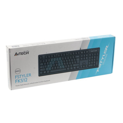 Клавиатура A4Tech FKS12 USB UA Black (4711421003155) Винница - изображение 7