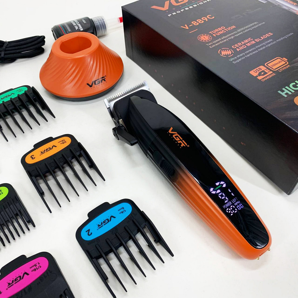 Машинка для стрижки хорошая, Электрическая машинка для стрижки бытовая Электромашинка волос GJ-37 Львов - изображение 10