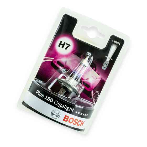 Автолампа 12V 55 W Gigalight 150% блістер H7 Мукачево