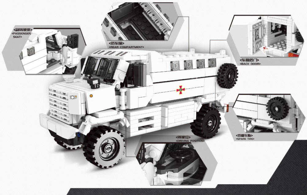 Конструктор Грузовик детский 