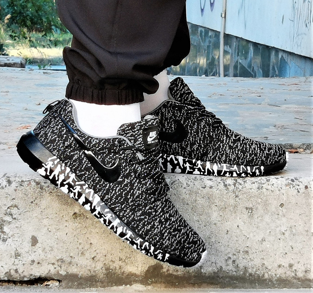 Кросівки Nike Сірі Чоловічі Найк Чорні Ткани (розміри: 41,42,43,44,45) Дніпро - фото 5