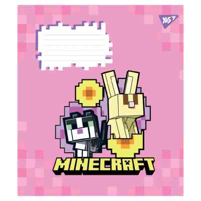 Тетрадь Yes Minecraft Flowers А5 24 листа клетка (767588) Винница