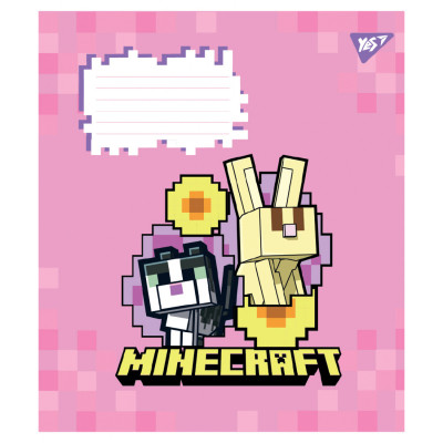 Тетрадь Yes Minecraft Flowers А5 24 листа клетка (767588) Винница - изображение 5