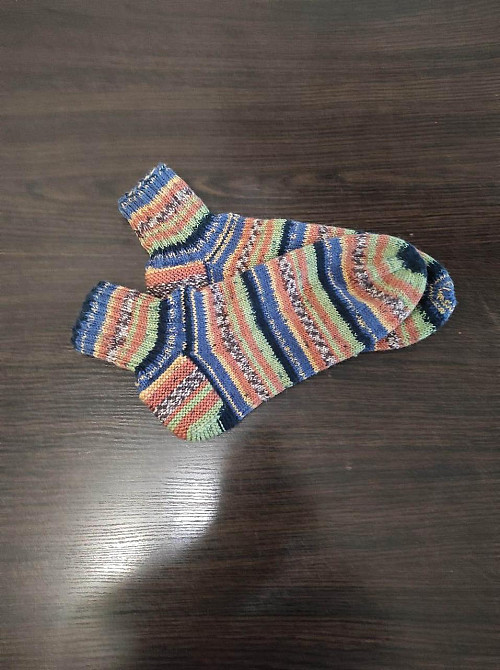 Шкарпетки теплі, в'язані, 75%вовна, ручна робота, топ Юрма Одяг Київ - фото 1