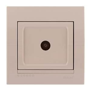 DERIY крем Розетка внутрішня TV прохідна Лезард Житомир - фото 1