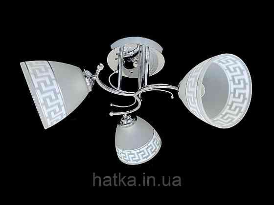 Люстра потолочная на 3 плафона 9506E/3 Хром Киев