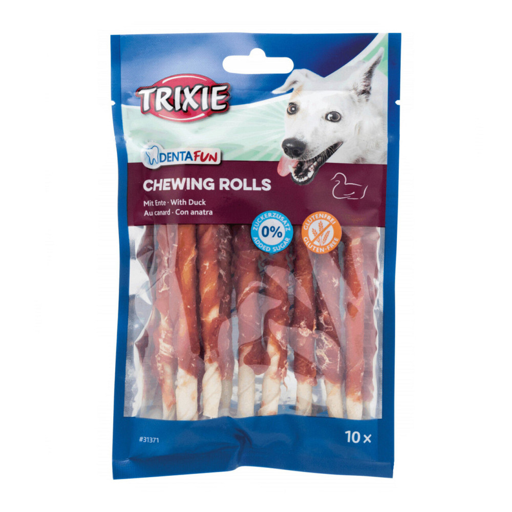 Ласощі для собак Trixie (TX-31371) DentaFun Duck Chewing Rolls жувальні палички з качкою 12 см (10 шт/80 г) Вінниця - фото 1