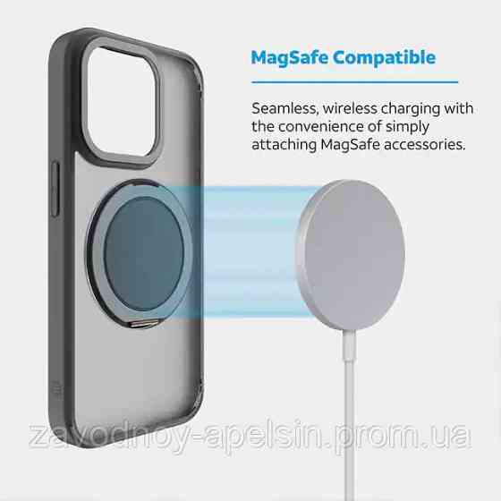 Iphone 16 Pro Матовый чехол Откидной магнит (TPU+PC) Одесса