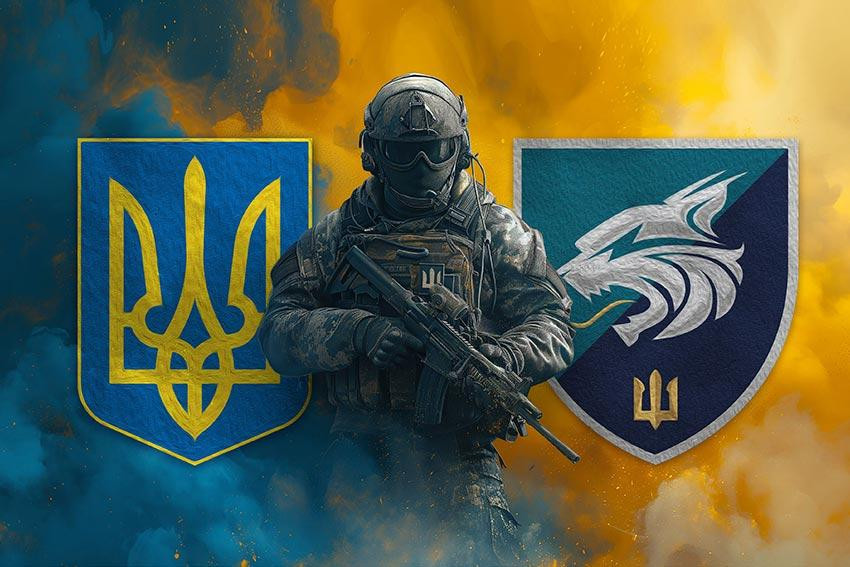 Прапор Воїн 137 ОБМП з Гербом України 600х900 мм Запоріжжя - фото 1