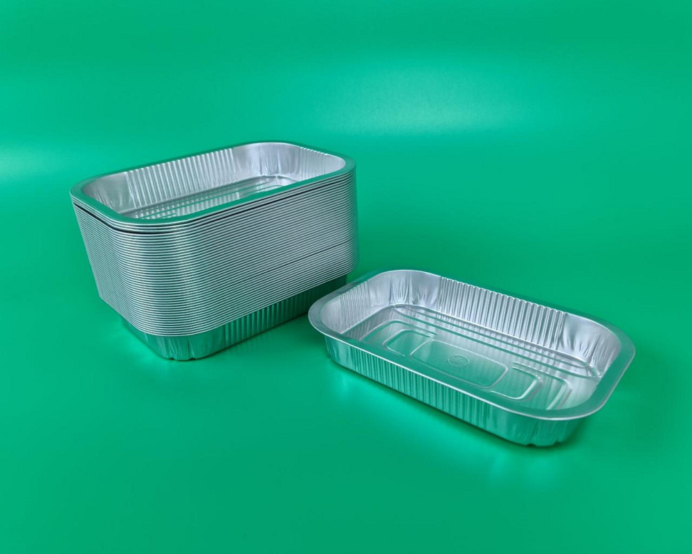 Контейнеры гладкостенные алюминиевые  800мл 273BPG (162шт) (1 пачка) Харьков - изображение 1