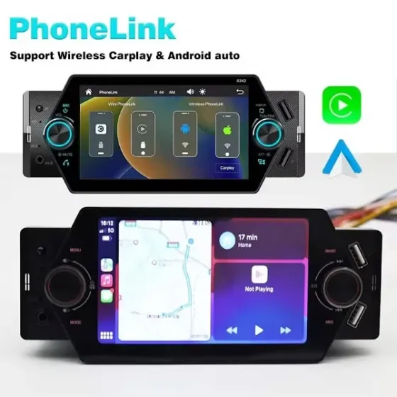 Мультимедийная 1DIN автомагнитола 5'' PA 455U: Bluetooth, сенсорный TFT дисплей, MP5/MP3, USB, AUX,  Киев