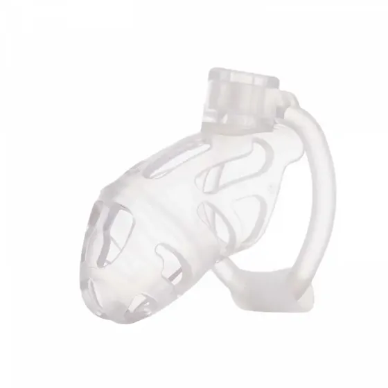 Клітка для пеніса LOCKINK SEVANDA Plastic Penis Chastity Cage - Transparent Львів