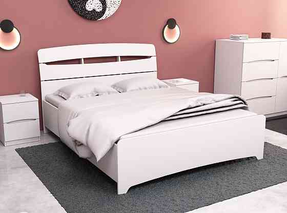 Кровать Дельта двуспальная, Белый, 2132х1650х1070 Львов