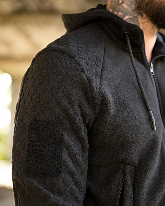 Тактична флісовка сота чорна ПП7963 Одеса - фото 7