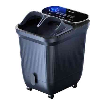 Массажная ванна для ног AUX-50 с подогревом воды + роликовый массаж Черный Винница