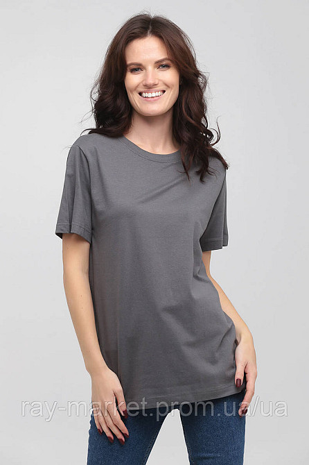 Футболка базова Stedman Classic-T Unisex жіноча темно-сіра (ST2000W-RGY) 3XL Київ - фото 1