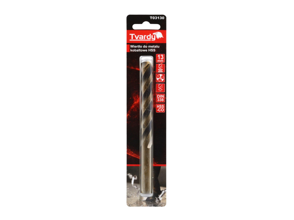 Свердло металу кобальтове "Tvardy" HSS-Co M35 (DIN338) діаметром  13,0мм Киев - изображение 4