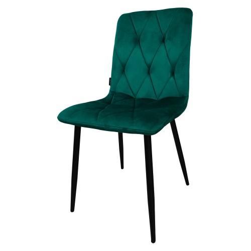 Крісло стілець для кухні вітальні барів Bonro B-421 велюр Зелений Київ - фото 2