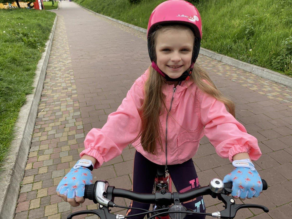 Велорукавички PowerPlay 001 Фламінго Блакитні 2XS (вік до 4 років) Луцьк - фото 7