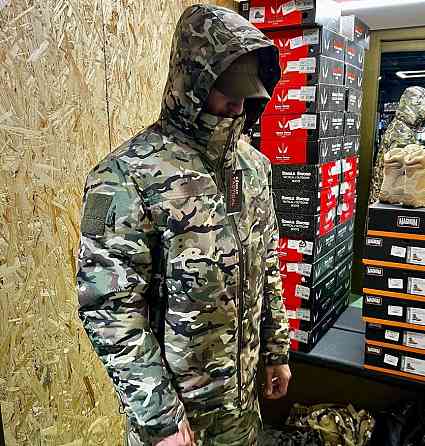 Тактична куртка з капюшоном Kombat Tactical (Multicam) водостійкий розмір XL Вінниця