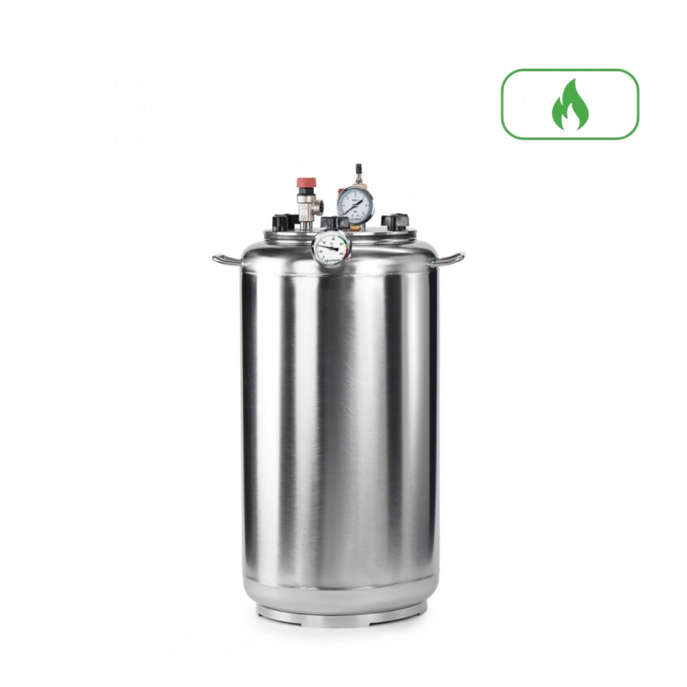 Автоклав бытовой А32 на 32 банки, нержавеющая сталь, домашний для консервирования Киев - изображение 1