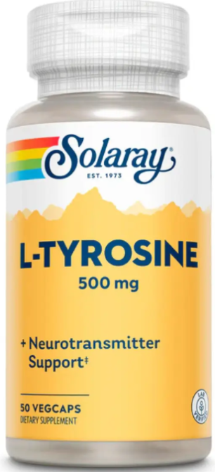 L-тирозин Solaray L-Tyrosine 500mg 50 вег капс Киев - изображение 1