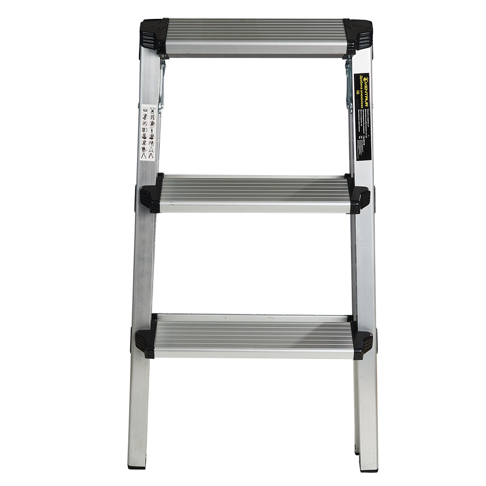 Драбина алюмінієва двостороння Кентавр 3Д Харків - фото 4