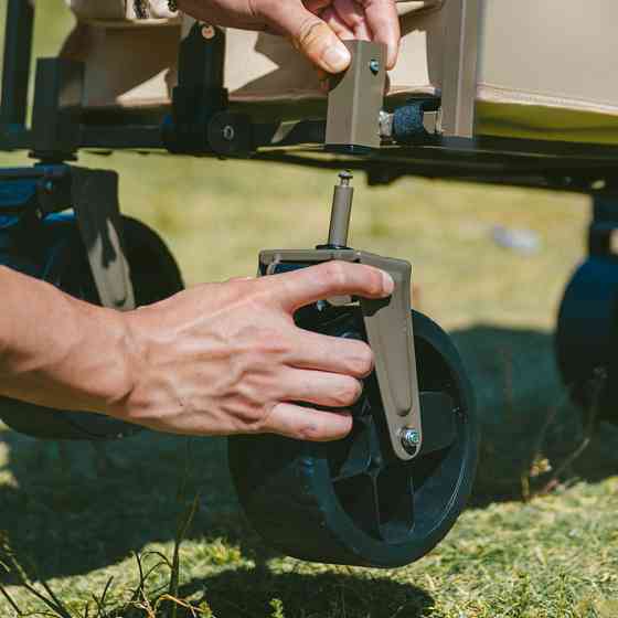 Складаний легкий кемпінговий візочок Naturehike CNK2350JJ012, 50 л, чорний Київ