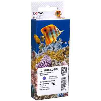 Картридж Barva Canon CLI-481PB XXL (1994C001AA) 9140 ст, light blue (IC-481XXL-PB) Вінниця