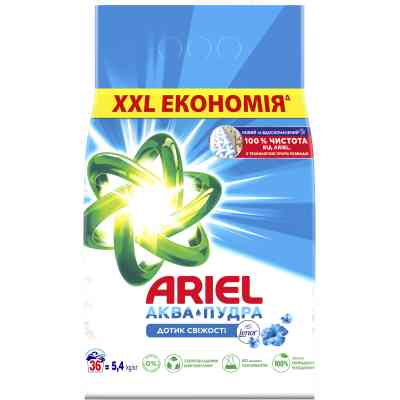 Пральний порошок Ariel Аква-Пудра Touch of Lenor 5.4 кг (8006540536988) Вінниця