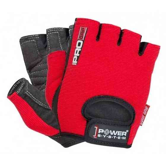 Рукавички для фітнесу Pro Grip Power System PS-2250_L_Red розмір L, 23 см Вінниця