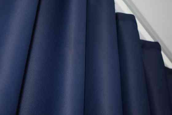 Комплект готових штор VR-Textil Блекаут Fusion Dimout № 831ш Синій 150х275 см 2 шт (39-406) Київ
