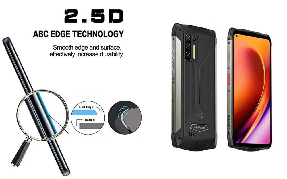 Защитное стекло ArmorGlass для Ulefone Power Armor 13 – устойчивое к царапинам и ударам Киев - изображение 2